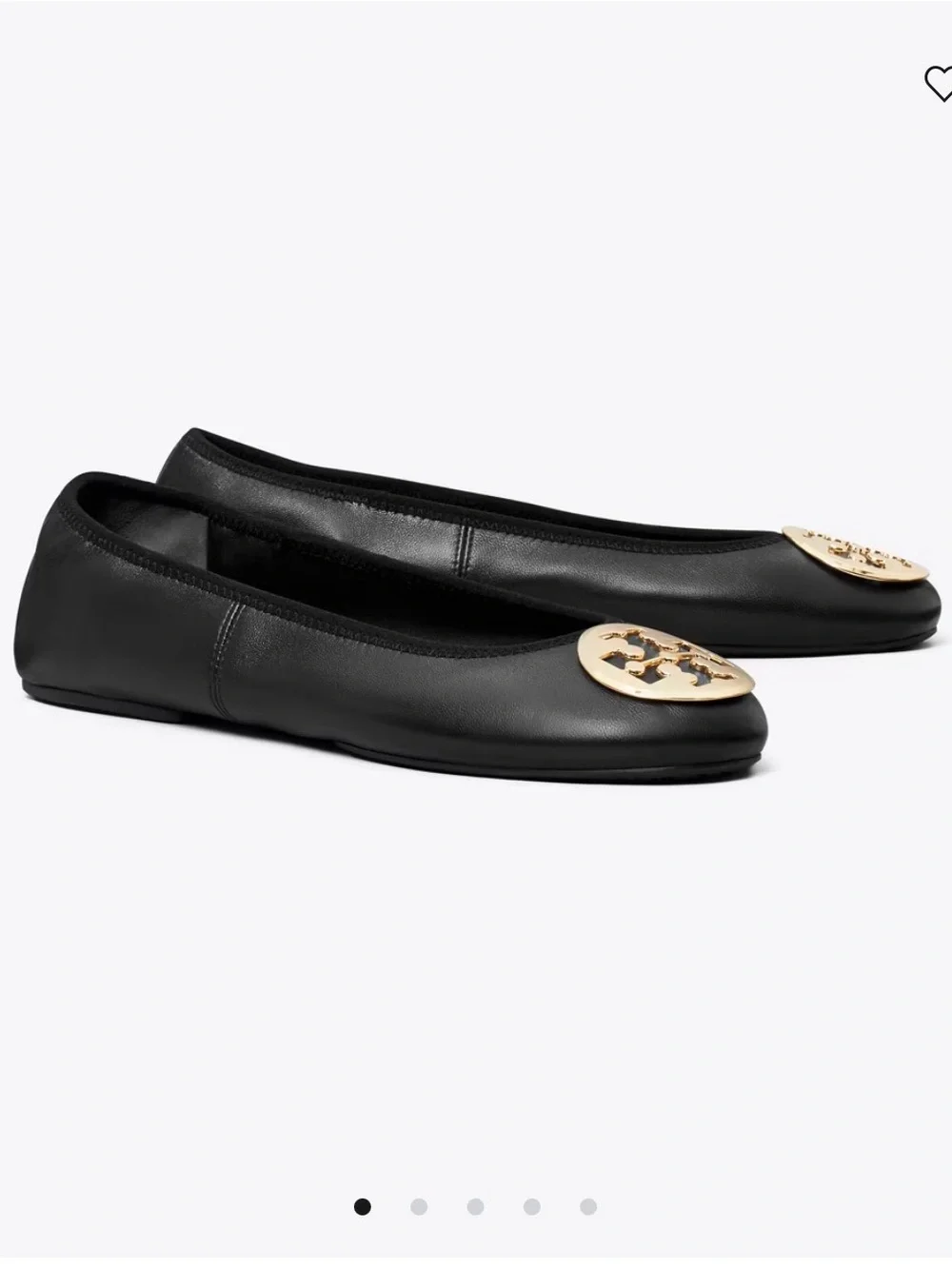 Tory Burch Black REVA TRAVEL BALLET